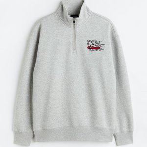 Keith haring half zip jacket size (xs, l , xl ,XXL).